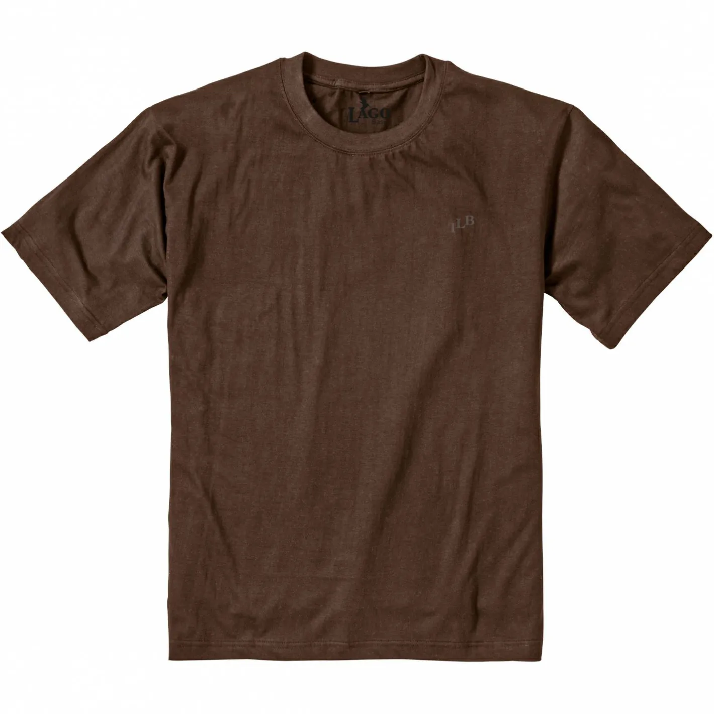 Discount il Lago Basic 3er Set: T-Shirts Herren (Oliv/Beige/Braun)
