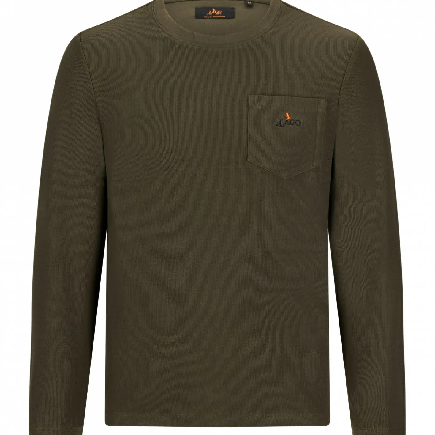 Online il Lago Basic Longsleeve Heavy Keiler Herren (Oliv)