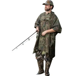 il Lago Basic Regenjacken & Regenponchos<Poncho Unisex (Camouflage)