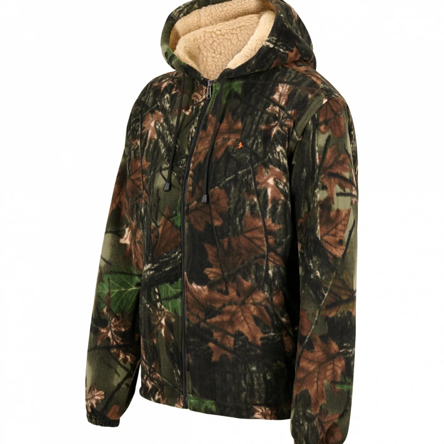 Clearance il Lago Basic Thermo Fleecejacke Herren (Camouflage)