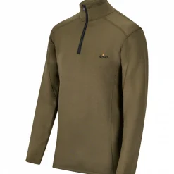 Hot il Lago Basic Zipperpullover Larvic Herren (Oliv)