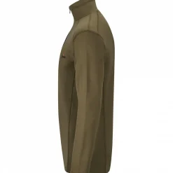Hot il Lago Basic Zipperpullover Larvic Herren (Oliv)