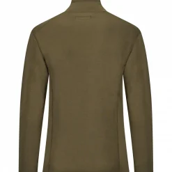 Hot il Lago Basic Zipperpullover Larvic Herren (Oliv)