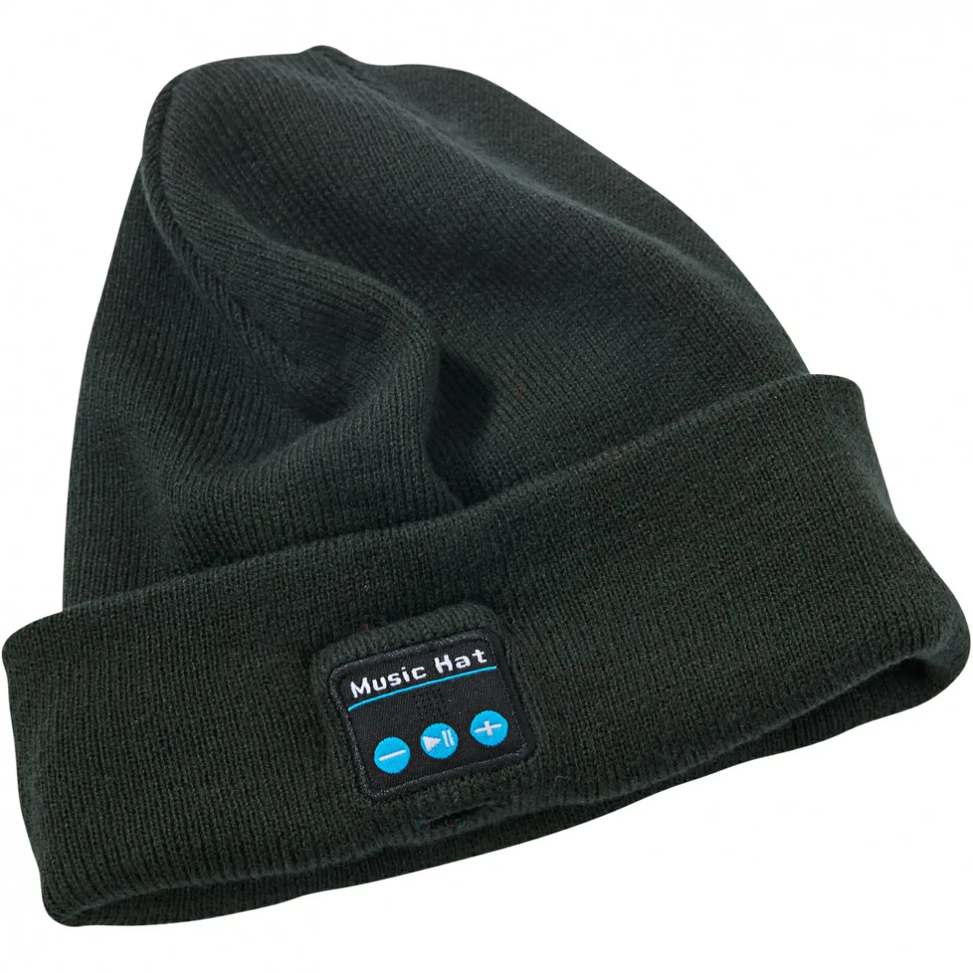 Clearance il Lago Prestige Beanie, m. Bluetooth Kopfhörer & LED-Lampe (Schwarz)