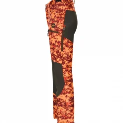 il Lago Prestige Tarnhosen<Drückjagd-Hose Himal Herren (Orange Camouflage)
