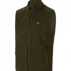 Outlet il Lago Prestige Faserpelz Fleeceweste Dario Herren (Oliv)