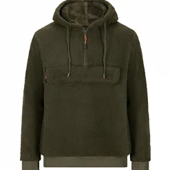il Lago Prestige Angelpullover & -Strickjacken<Faserpelz-Hoodie Skorgeura Herren (Oliv)