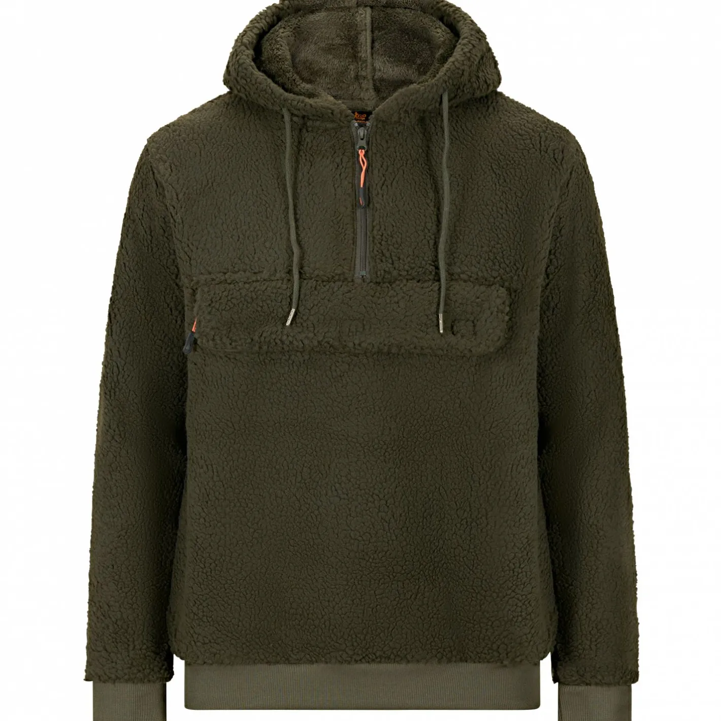 il Lago Prestige Angelpullover & -Strickjacken<Faserpelz-Hoodie Skorgeura Herren (Oliv)