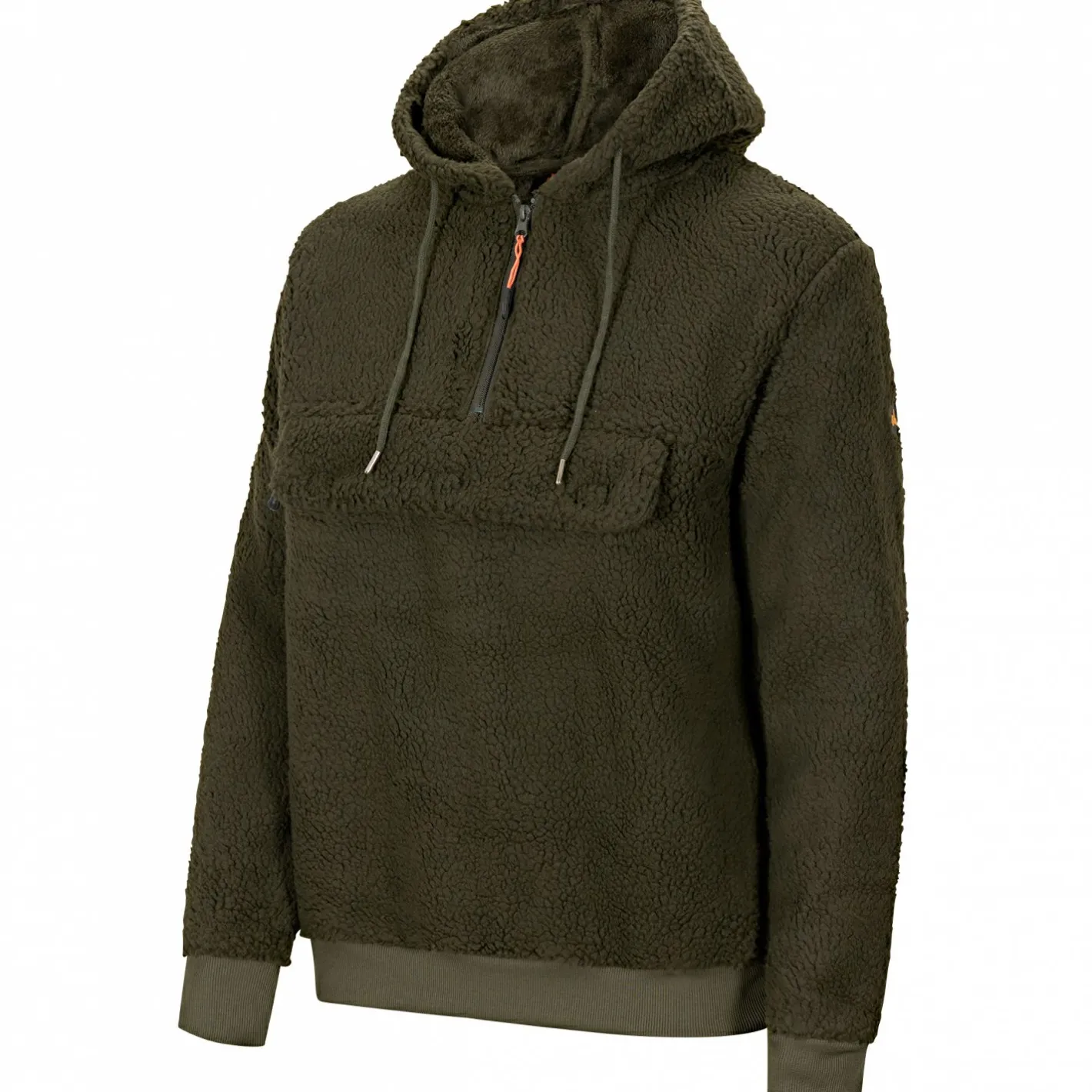 il Lago Prestige Angelpullover & -Strickjacken<Faserpelz-Hoodie Skorgeura Herren (Oliv)