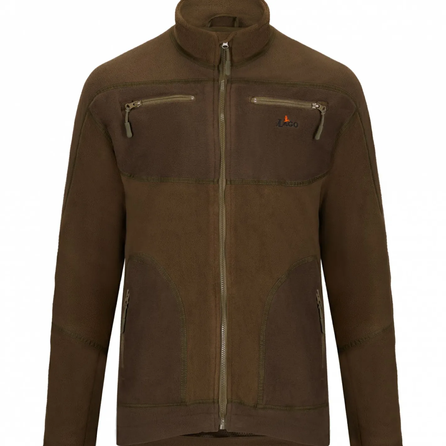 il Lago Prestige Outdoor- & Angel-Jacken<Fleecejacke Geo Performance Herren (Oliv)