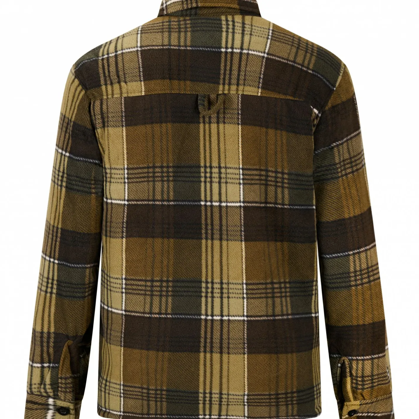 il Lago Prestige Outdoor- & Angel-Jacken|Winter- & Thermojacken<Fleecejacke Holzfäller Herren (Grün/Braun)