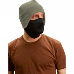il Lago Prestige Anglerhüte & Anglermützen<Fleecemütze Iceblocker Unisex (Oliv/Schwarz)