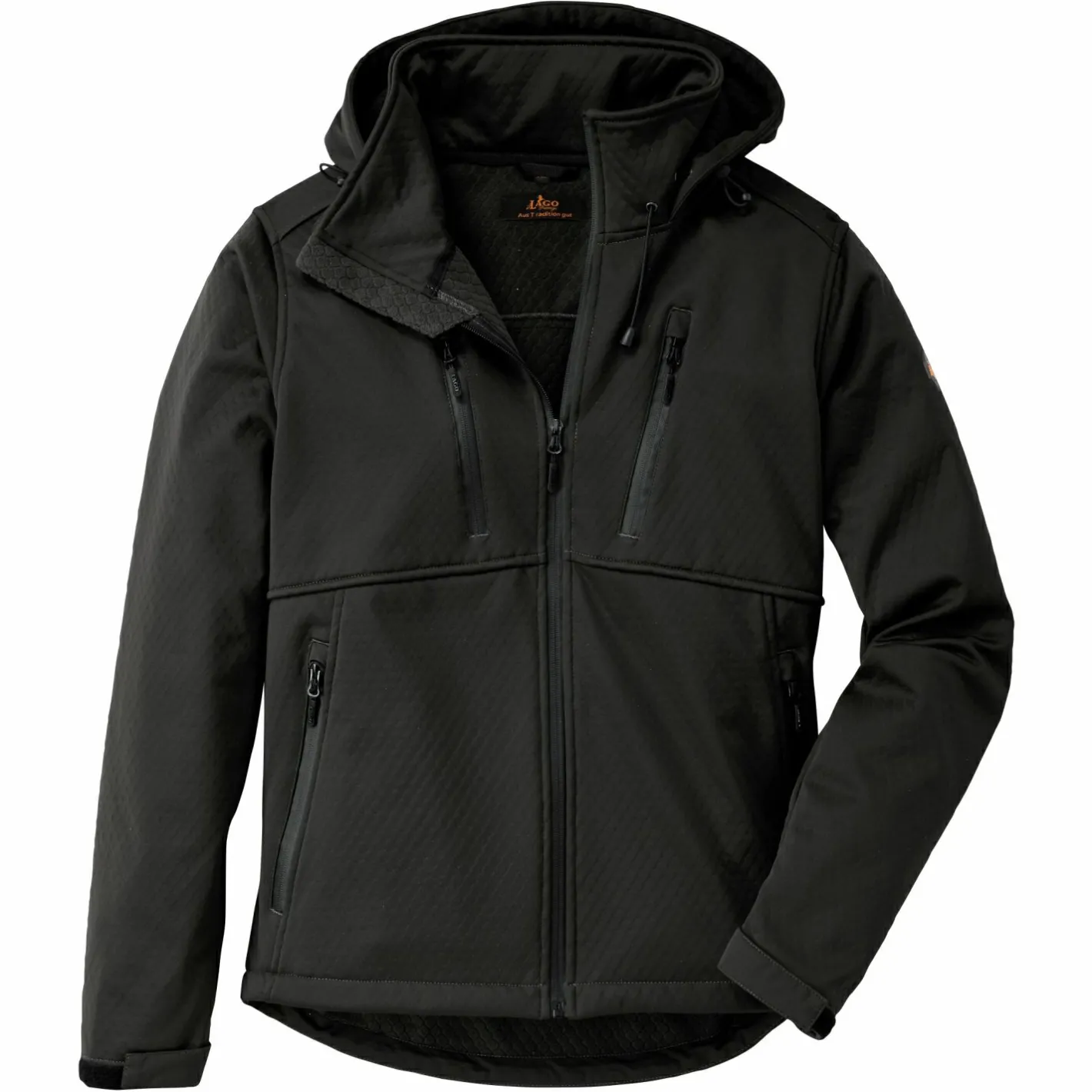 il Lago Prestige Outdoor- & Angel-Jacken<Funktionsjacke Shawk Herren (Schwarz)