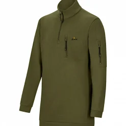 il Lago Prestige Angelpullover & -Strickjacken<Halfzip Sweatshirt Eivinn Herren (Oliv)