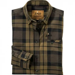il Lago Prestige Damen Angelshirts & -Oberteile<Jagdhemd Juna Damen (Braun)
