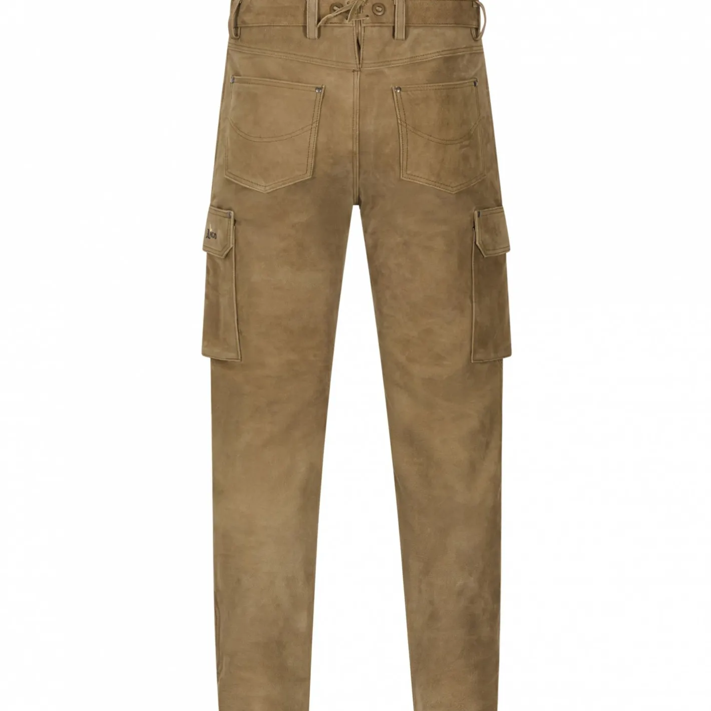 New il Lago Prestige Lederhose Zermatt Herren (Braun)