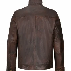 il Lago Prestige Outdoor- & Angel-Jacken<Lederjacke Boston Herren (Braun)