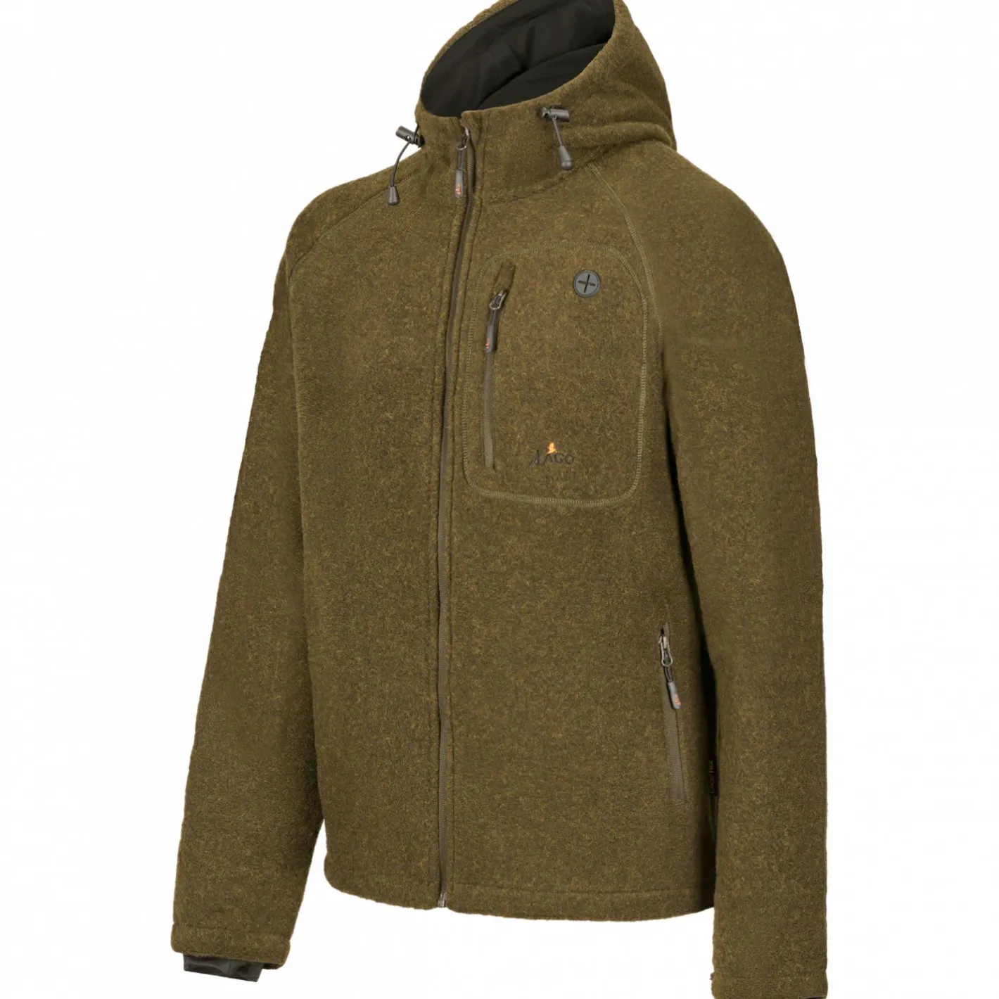 il Lago Prestige Outdoor- & Angel-Jacken<Lodenfleece-Jacke Geo Pro Membran Herren (Oliv)