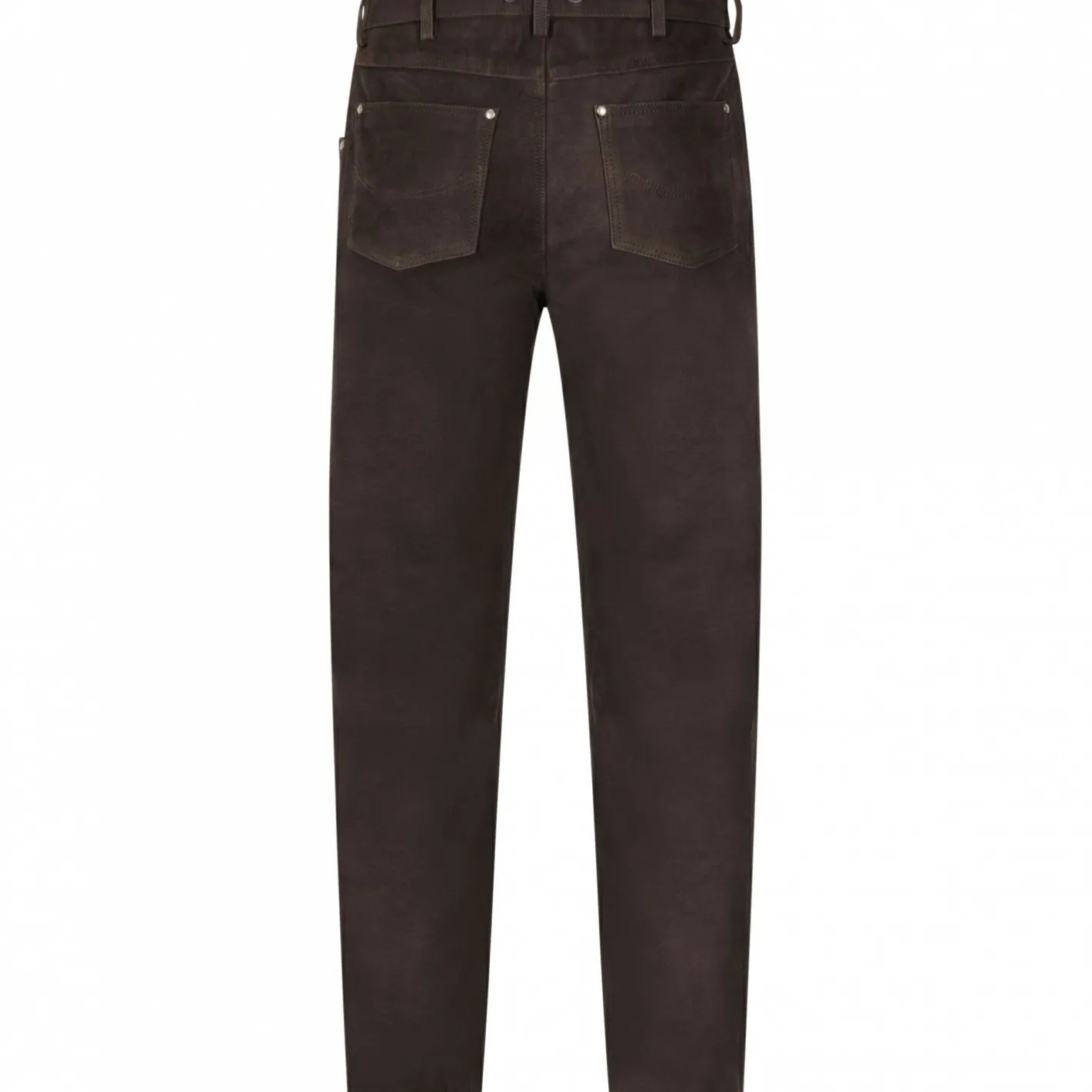 il Lago Prestige Outdoor- & Angel-Lederhosen<Nubuklederhose Herren (Braun)