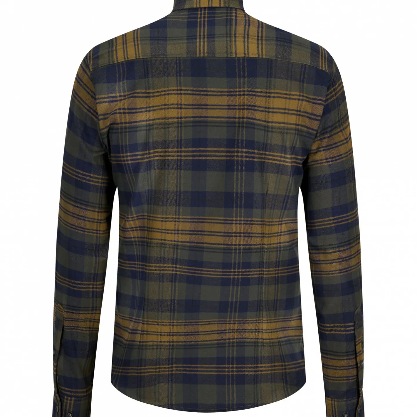 il Lago Prestige Outdoor- & Angelhemden<Outdoor Flanell-Hemd Torben Herren (Oliv/Blau)