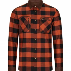 il Lago Prestige Damen Angelshirts & -Oberteile<Outdoorhemd Matador Herren (Rostbraun)