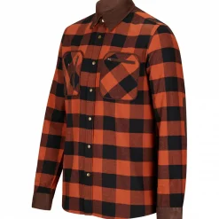 il Lago Prestige Damen Angelshirts & -Oberteile<Outdoorhemd Matador Herren (Rostbraun)