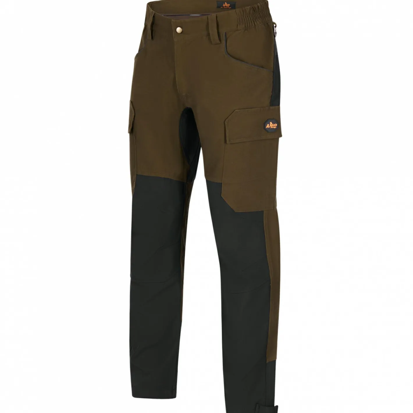 Hot il Lago Prestige Outdoorhose Jütland Herren (Oliv/Schwarz)