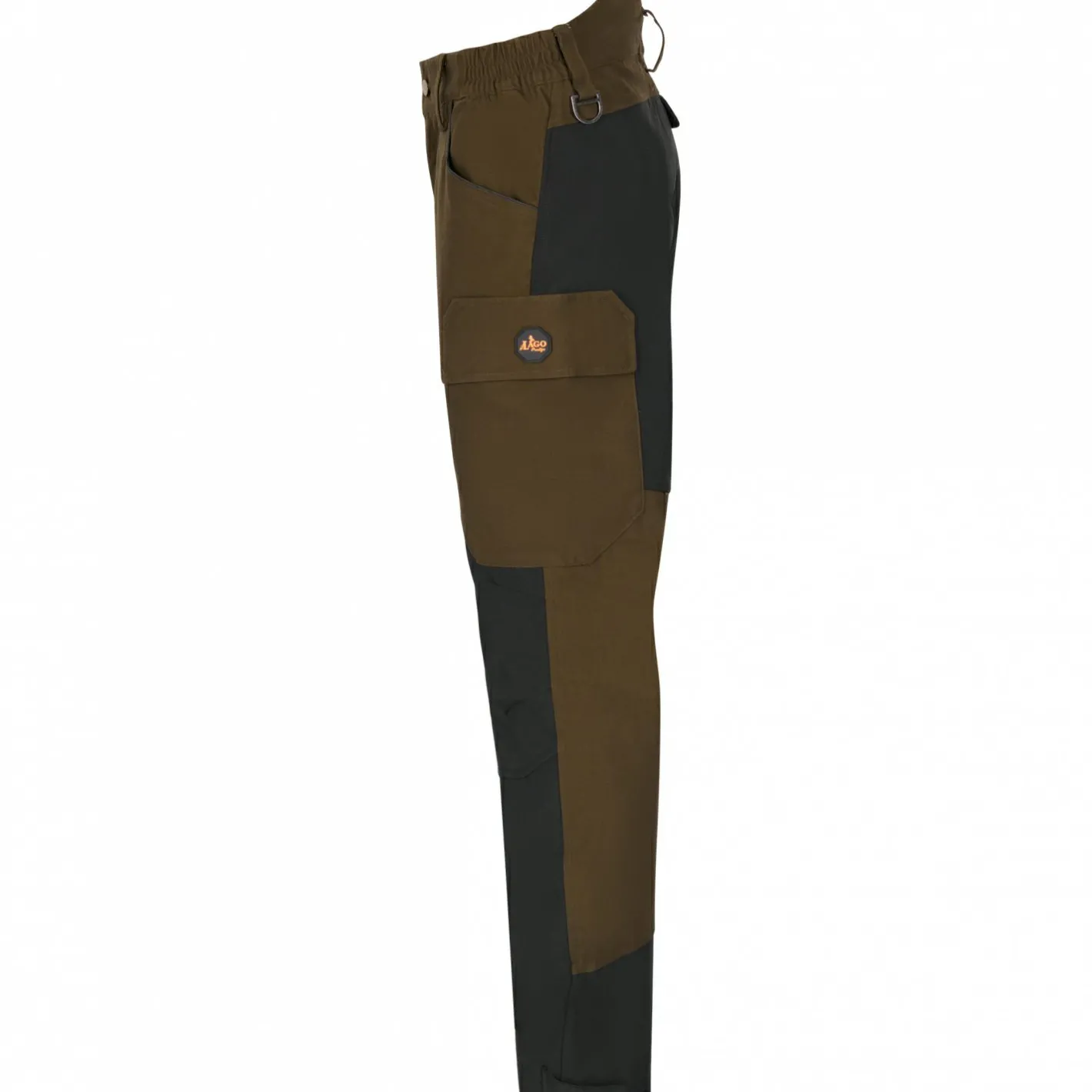 Hot il Lago Prestige Outdoorhose Jütland Herren (Oliv/Schwarz)