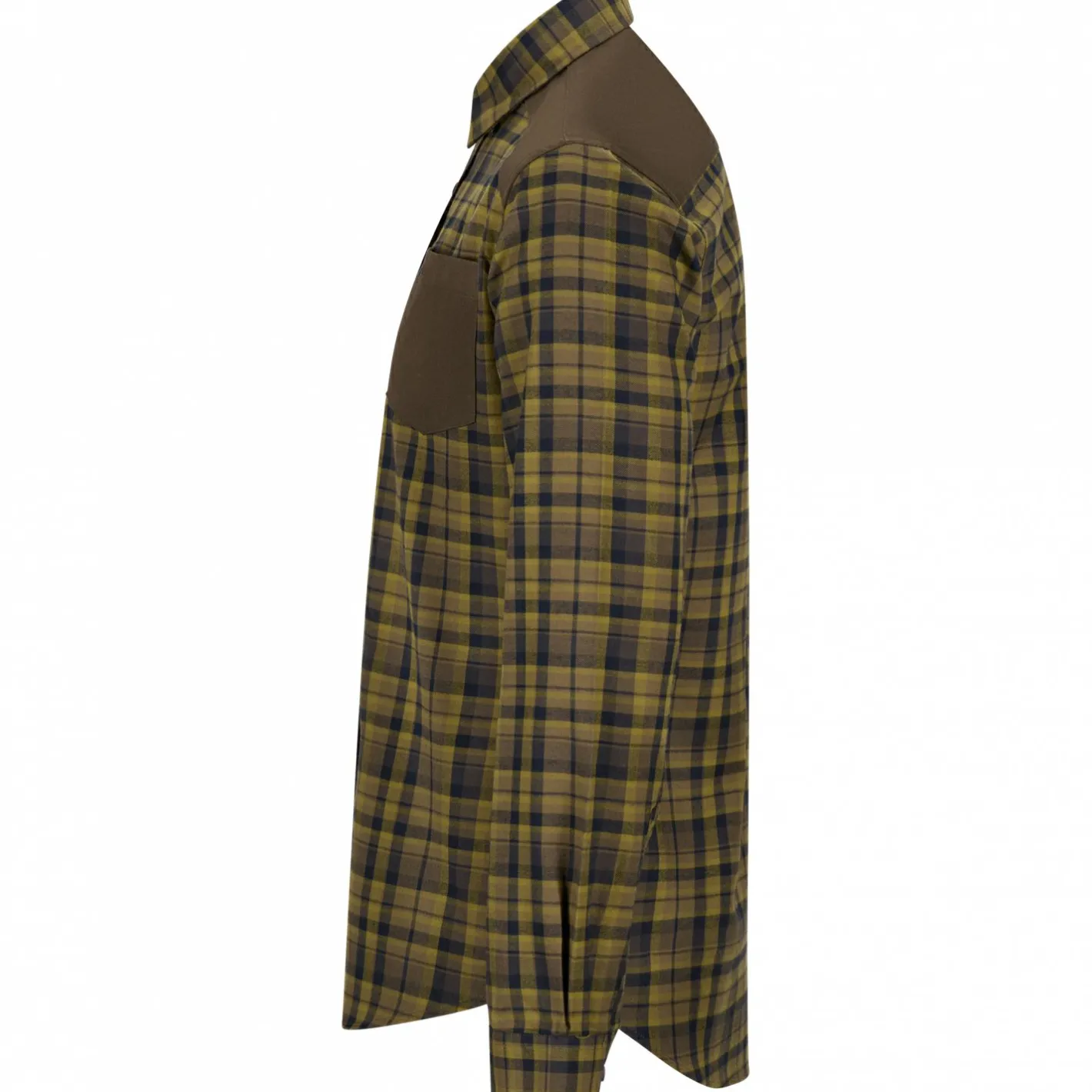 Outlet il Lago Prestige Outdoorhemd Finn Herren (Oliv/Schwarz)