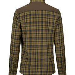 Outlet il Lago Prestige Outdoorhemd Finn Herren (Oliv/Schwarz)