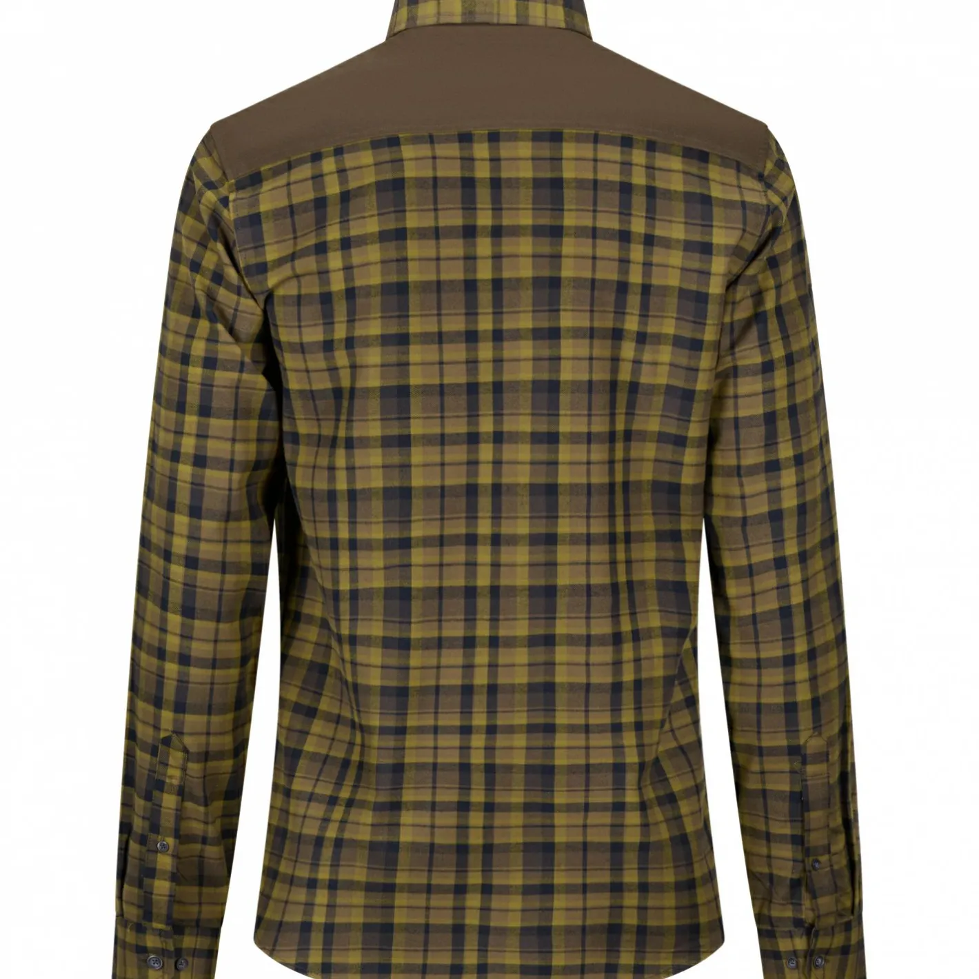 Outlet il Lago Prestige Outdoorhemd Finn Herren (Oliv/Schwarz)