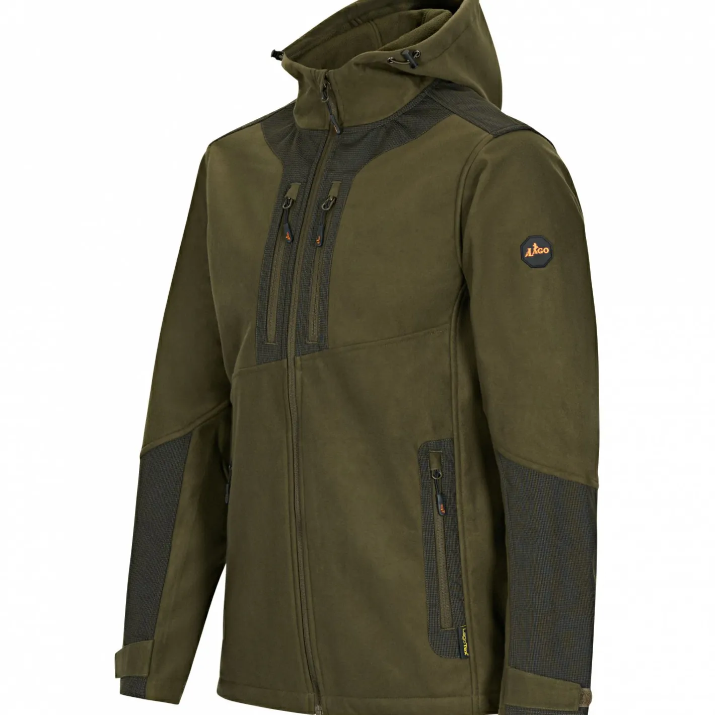 il Lago Prestige Outdoor- & Angel-Jacken<Outdoorjacke Active Hunt PRO LTX Herren (Oliv/Schwarz)