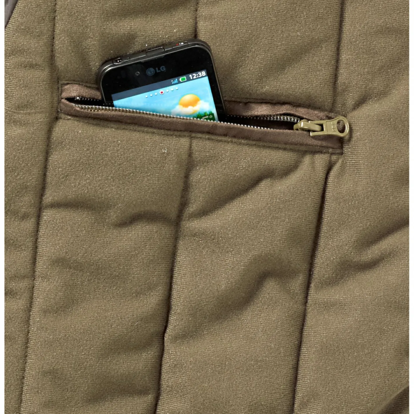Hot il Lago Prestige Outdoorjacke Arctic Herren (Oliv/Braun)