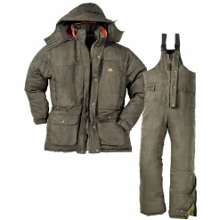 il Lago Prestige Winter- & Thermojacken|Angelanzüge<Set: Jacke + Latzhose Arctic Herren (Braun)