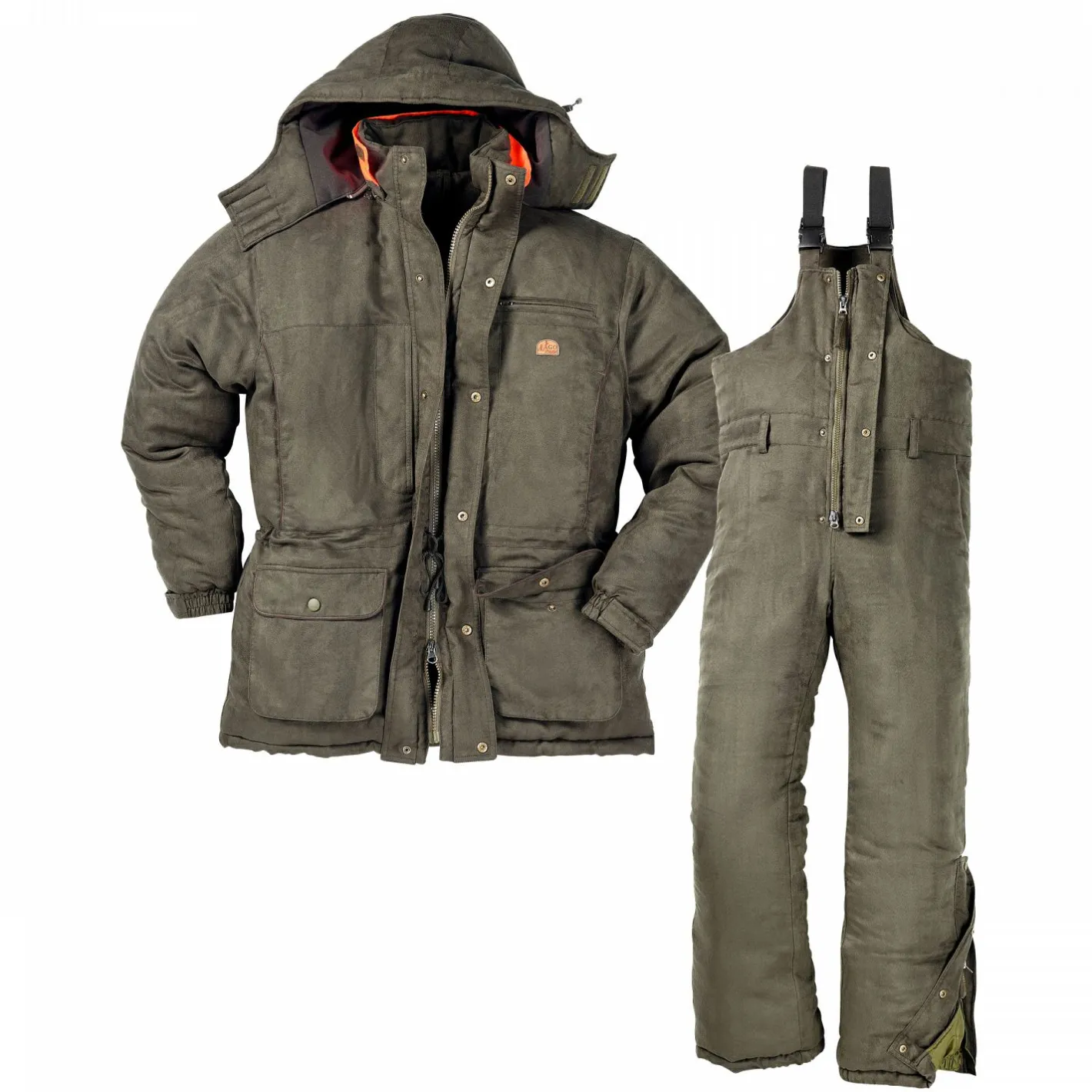 Best il Lago Prestige Set: Jacke + Latzhose Arctic Herren (Braun)