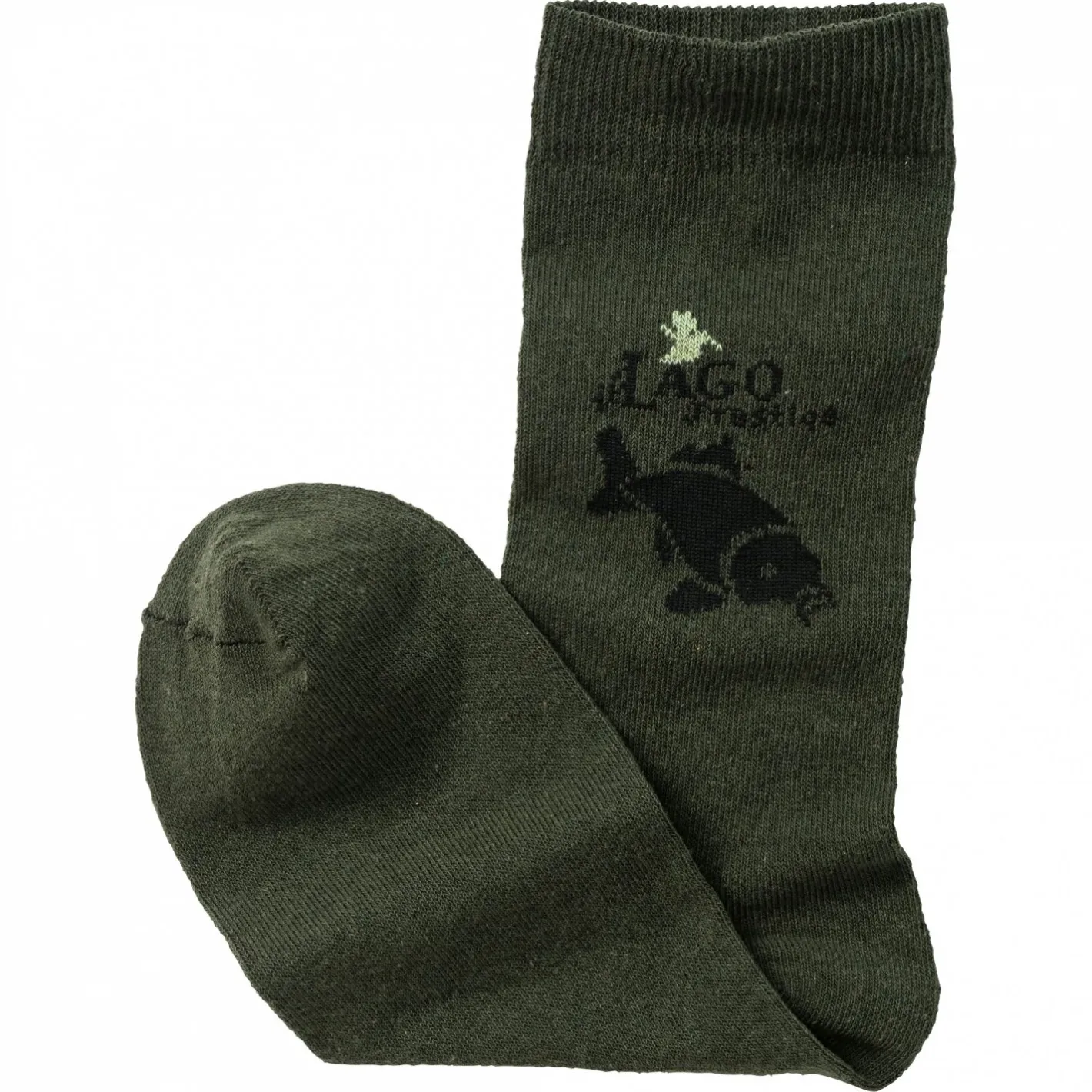 il Lago Prestige Outdoor- & Angel-Socken<Socken "Karpfen" (Oliv)