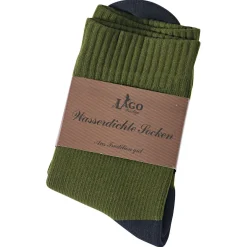 il Lago Prestige Outdoor- & Angel-Socken<Socken Unisex, wasserdicht (Oliv/Schwarz)