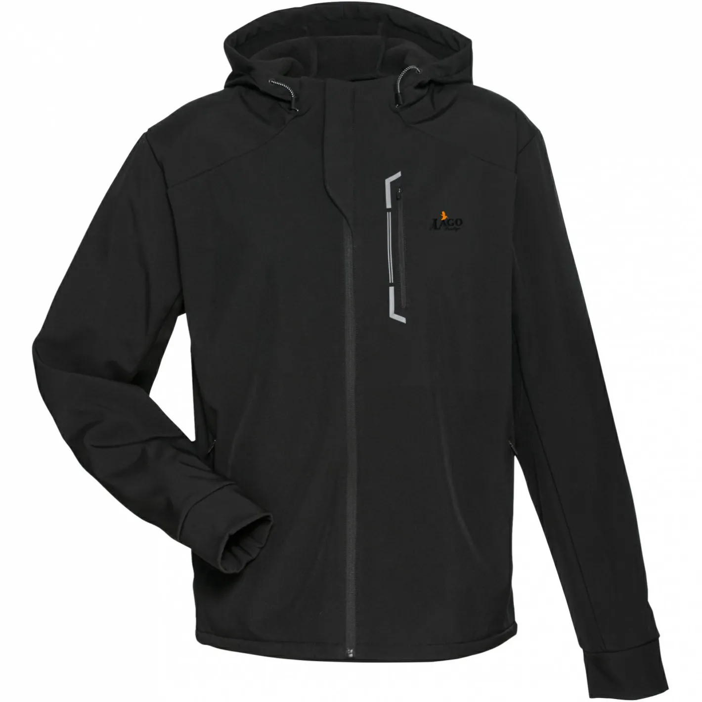 il Lago Prestige Outdoor- & Angel-Jacken<Softshelljacke Germania Herren (Schwarz)