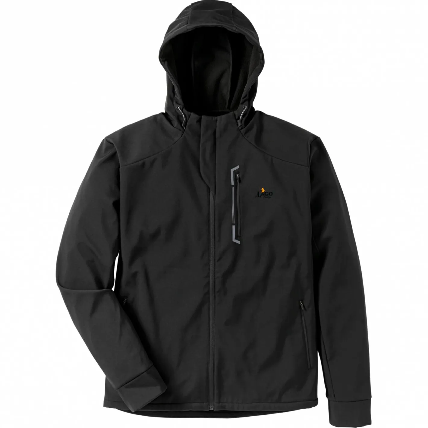il Lago Prestige Outdoor- & Angel-Jacken<Softshelljacke Germania Herren (Schwarz)