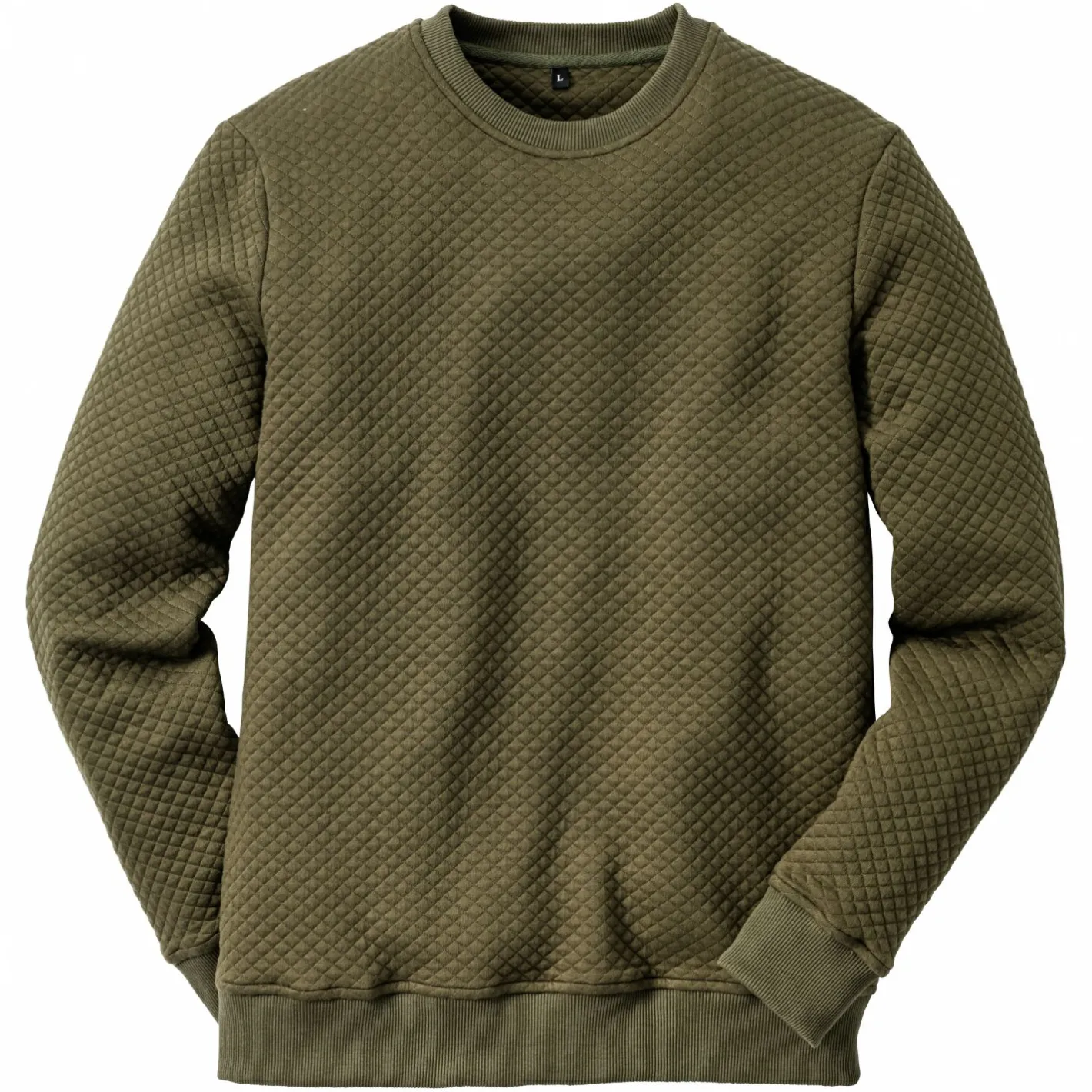 New il Lago Prestige Stepp Midlayer Nordica Herren (Oliv)