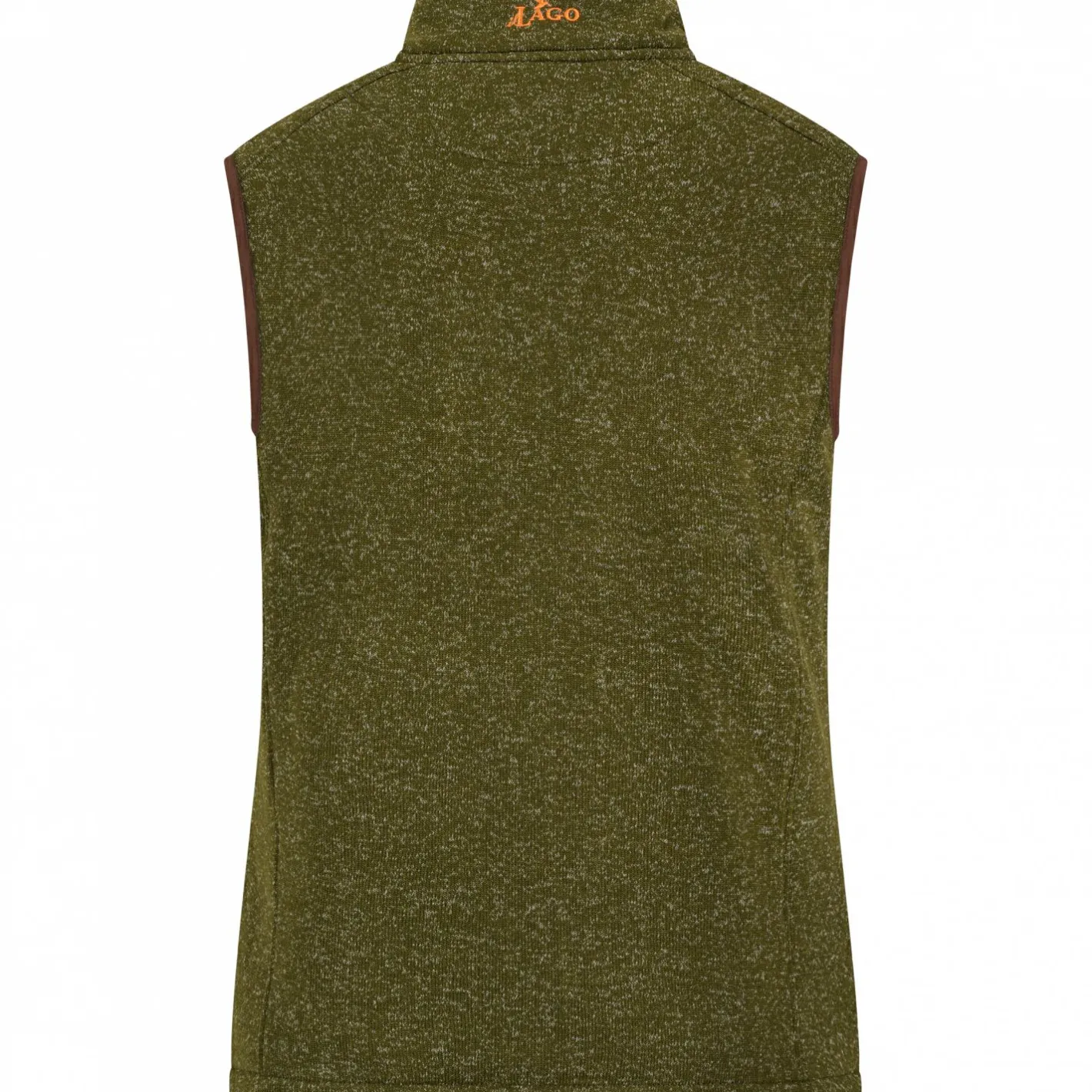 Online il Lago Prestige Strickfleece-Weste Eric Herren (Oliv)
