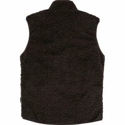 il Lago Prestige Outdoor- & Anglerwesten<Teddyfleece-Weste Herren (Braun/Rot)
