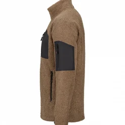 Hot il Lago Prestige Teddyfleece-Jacke Tammo Herren (Braun/Schwarz)