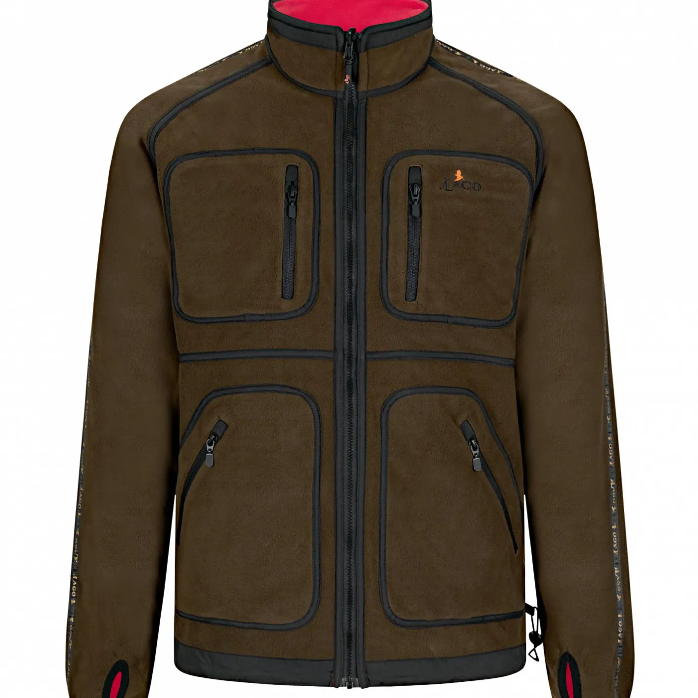 Discount il Lago Prestige Wendejacke Asko G2 Herren (Braun/Rot)