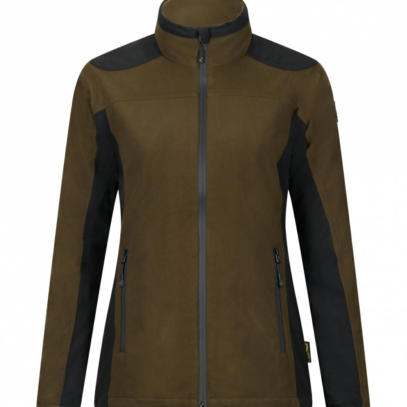 il Lago Sie Damen Angeljacken & -Westen<Funktions-Fleecejacke Avalanche Damen (Dunkeloliv/Schwarz)