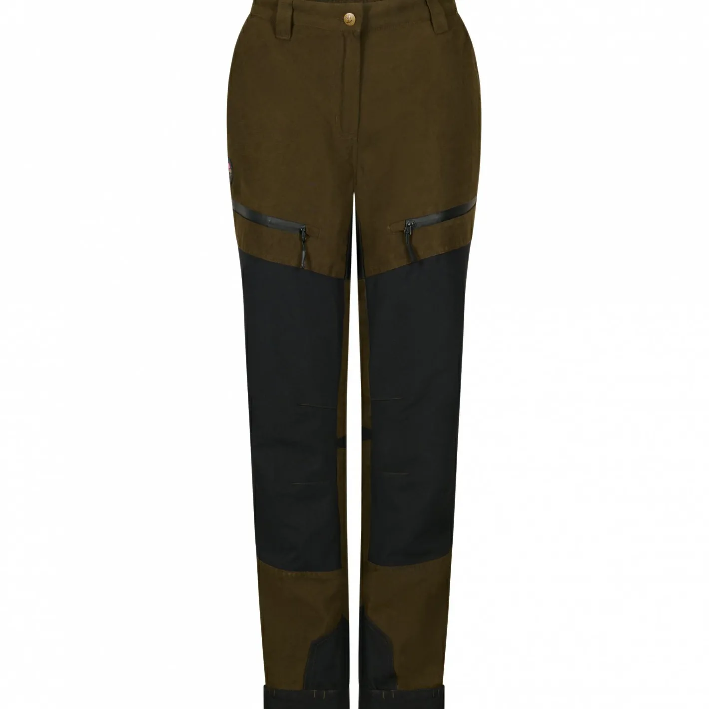 il Lago Sie Damen Angelhosen<Funktionshose Alva Damen (Oliv/Schwarz)
