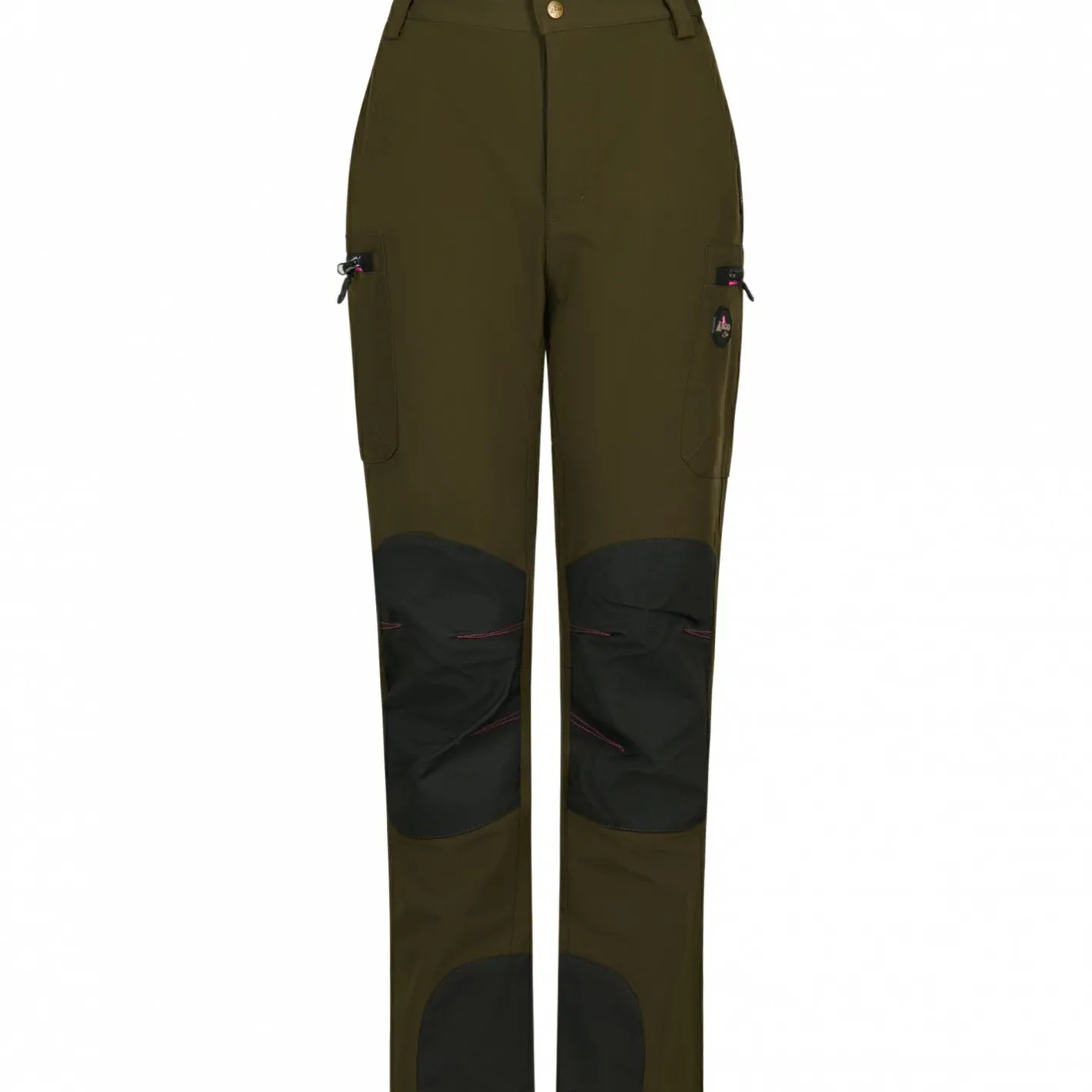 il Lago Sie Damen Angelhosen<Funktionshose Xenia Damen (Oliv/Schwarz)