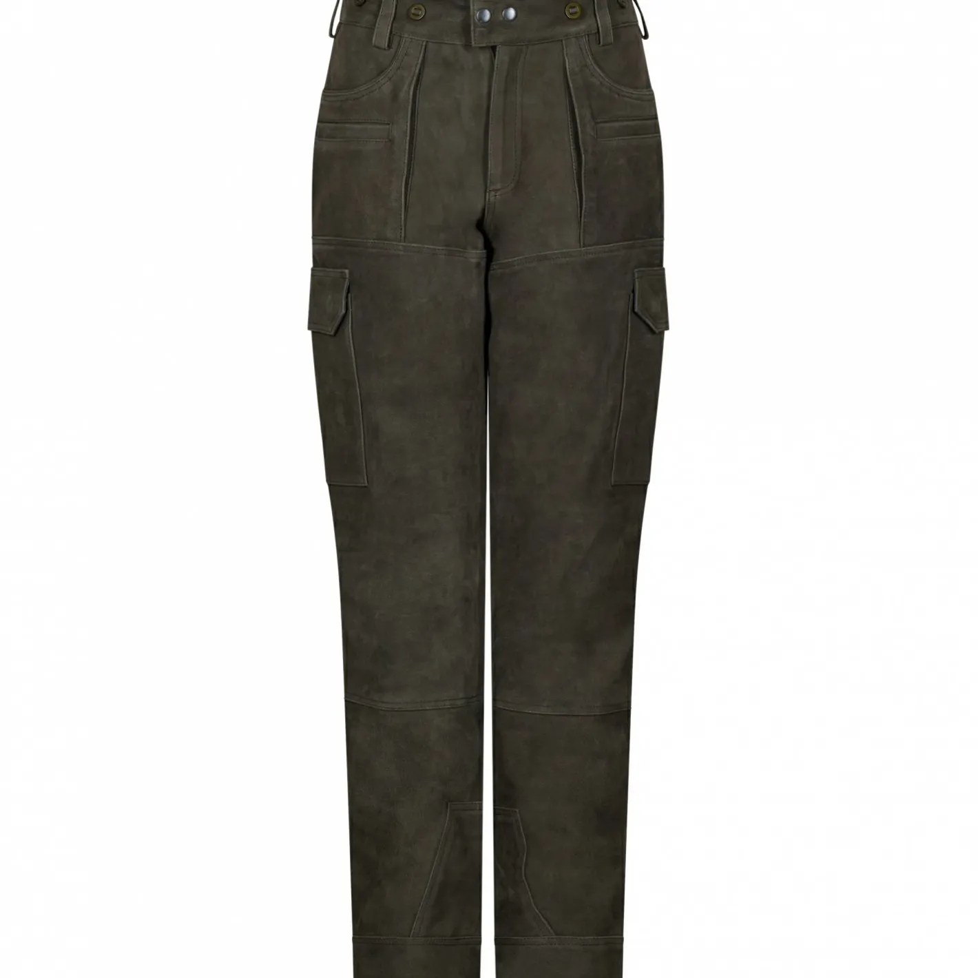 il Lago Sie Damen Angelhosen<Lederhose Aurelia Damen (Oliv)