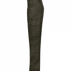 il Lago Sie Damen Angelhosen<Lederhose Aurelia Damen (Oliv)