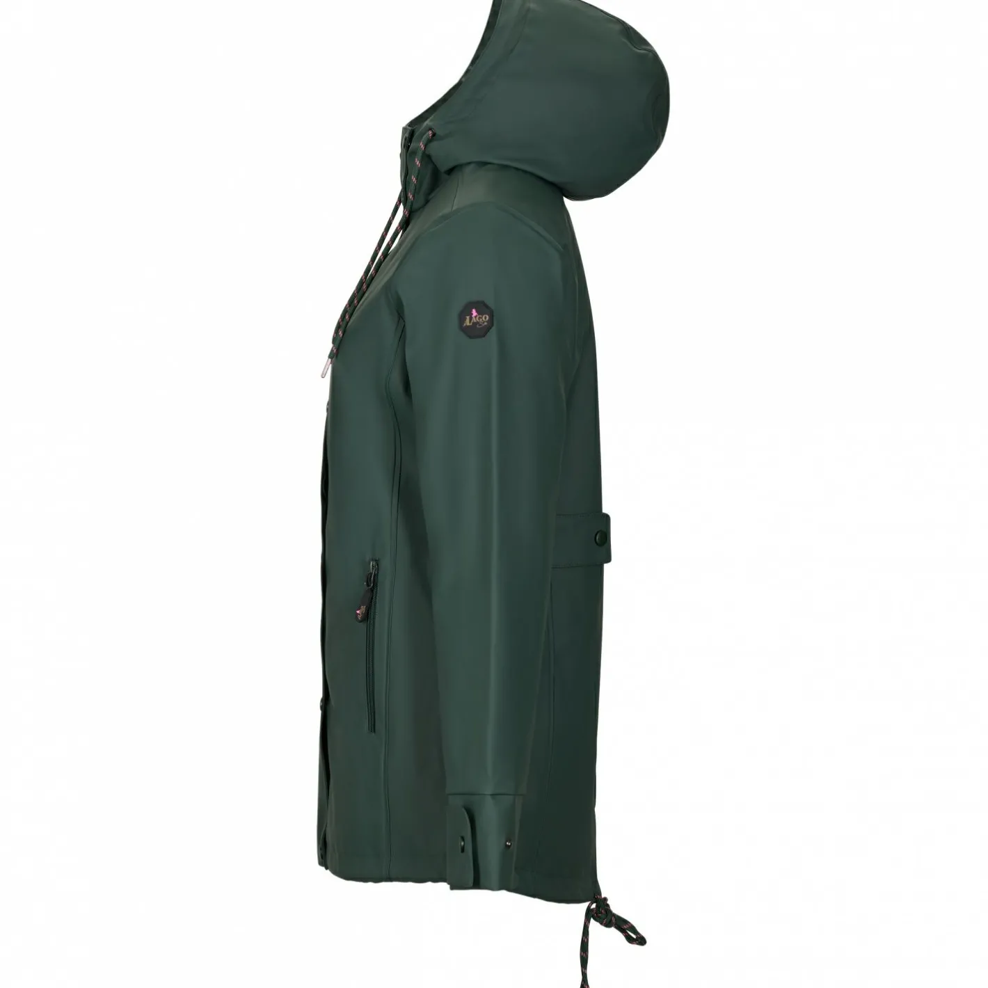 il Lago Sie Damen Angeljacken & -Westen<Regenjacke Hirschlein Damen (Oliv)